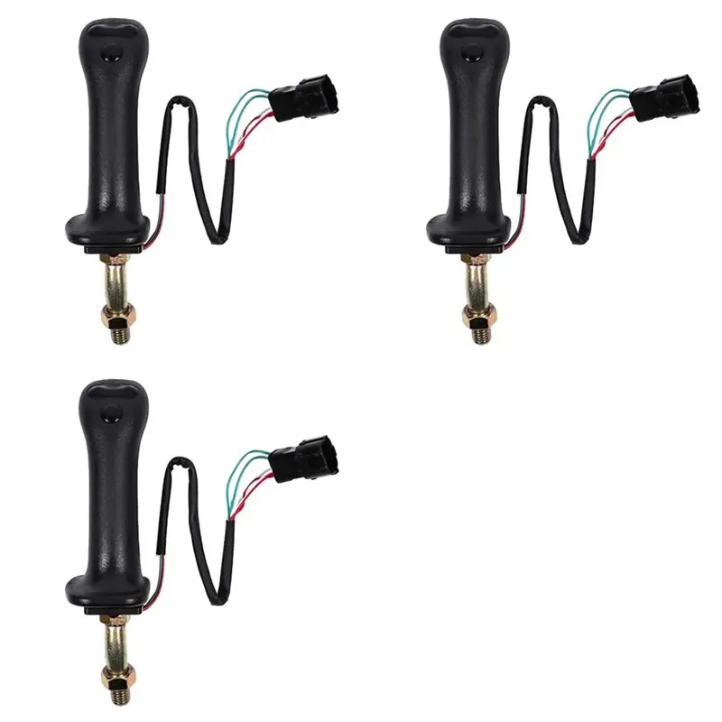 ABVJ-3X 3 Buttons Excavator Joystick Assy Handle Gears For Daewoo Doosan DH DX150 215 225 300 370-9C Left Control Rod