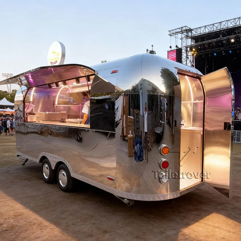 

Street Custom Caravan Food Truck Shawarma Pasta French Fries Tacos Jacket Potato Bbq Mobile Food Cart With Full Kitchen