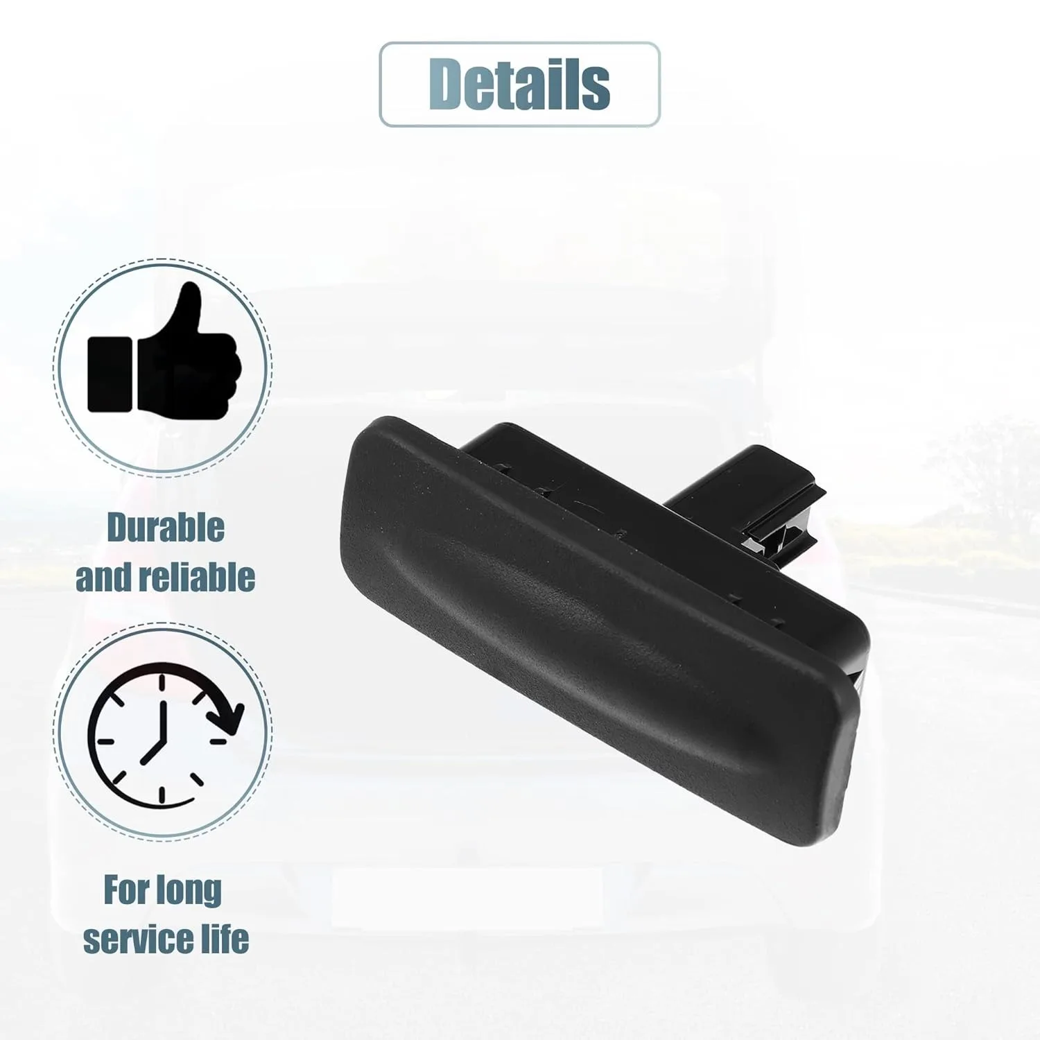 

81260-A5000 Trunk Tailgate Handle Release Switch Rear Door Hatch Liftgate Latch Button Switch for Hyundai Elantra GT 2013-2017