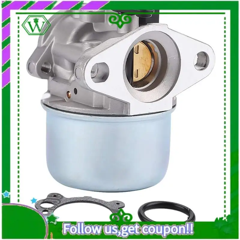 Carburador AC34-799868 com base de filtro de ar 496116 795259 compatível com motores carb 124L02 124T02 124T05 124T07