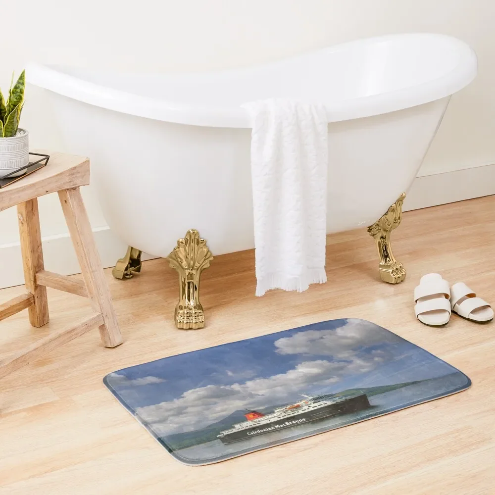 

MV Caledonian Isles, Brodick Harbour, Isle of Arran Bath Mat Bathroom Use Non-Slip Pad Bathroom Accessories Mat