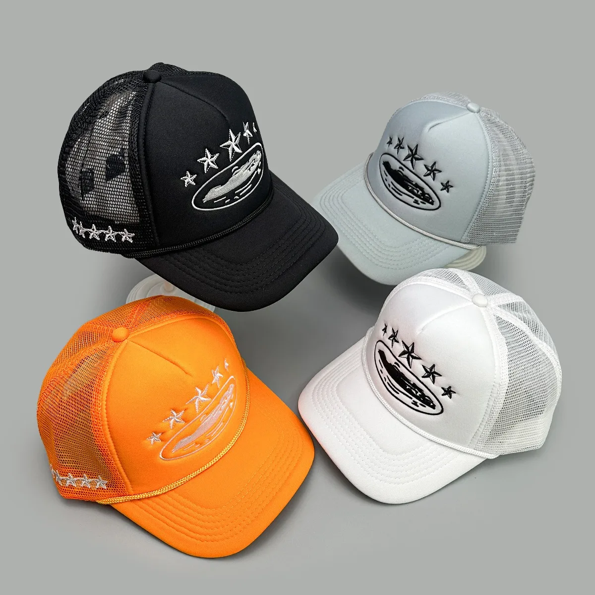 Cruise Ship Pattern Baseball Cap Summer Five-star Mesh Cap for Men and Women Outdoor Beach Sun Protection Trucker Baseball Caps image 2