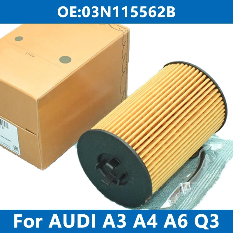 

Car Oil Filter Kit 03N115562B For AUDI A1 A3 Sportback A4 B8 B9 A5 A6 C7 C8 Avant Q2 Q3 Q5 TT 1.6 2.0TDI 30 35 40 quattro Engine