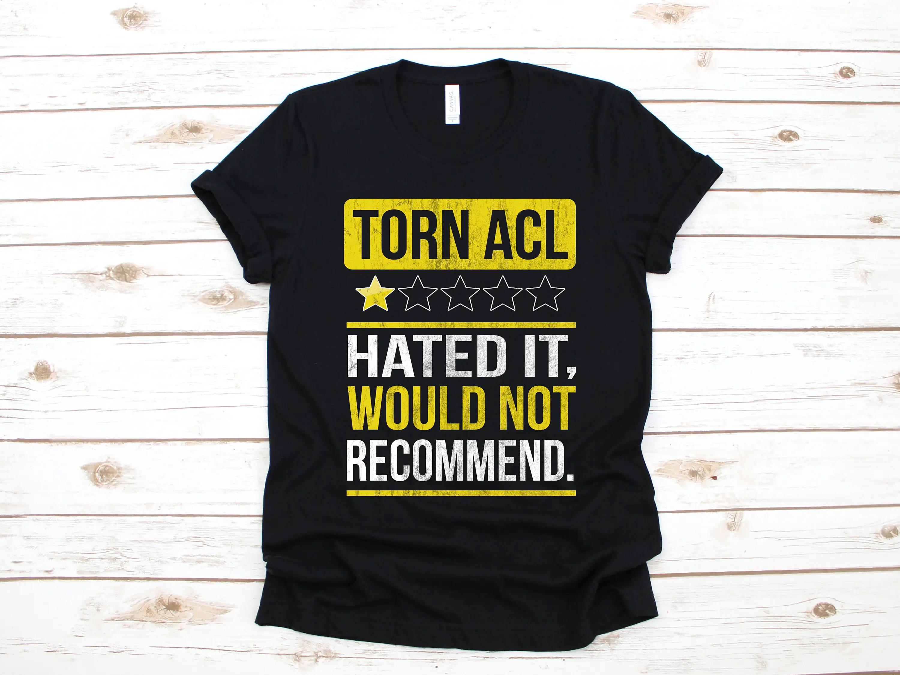 Torn ACL T Shirt Funny Tore Knee Surgery SweaT Long Sleeve Kids Apparel