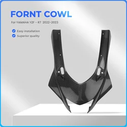 For YAMAHA R7 Front Fairing Cowl Cover Guard Head Cover  ABS Carbon colourMotorcycle Modified Accessories for Yamaha YZF R7 2022