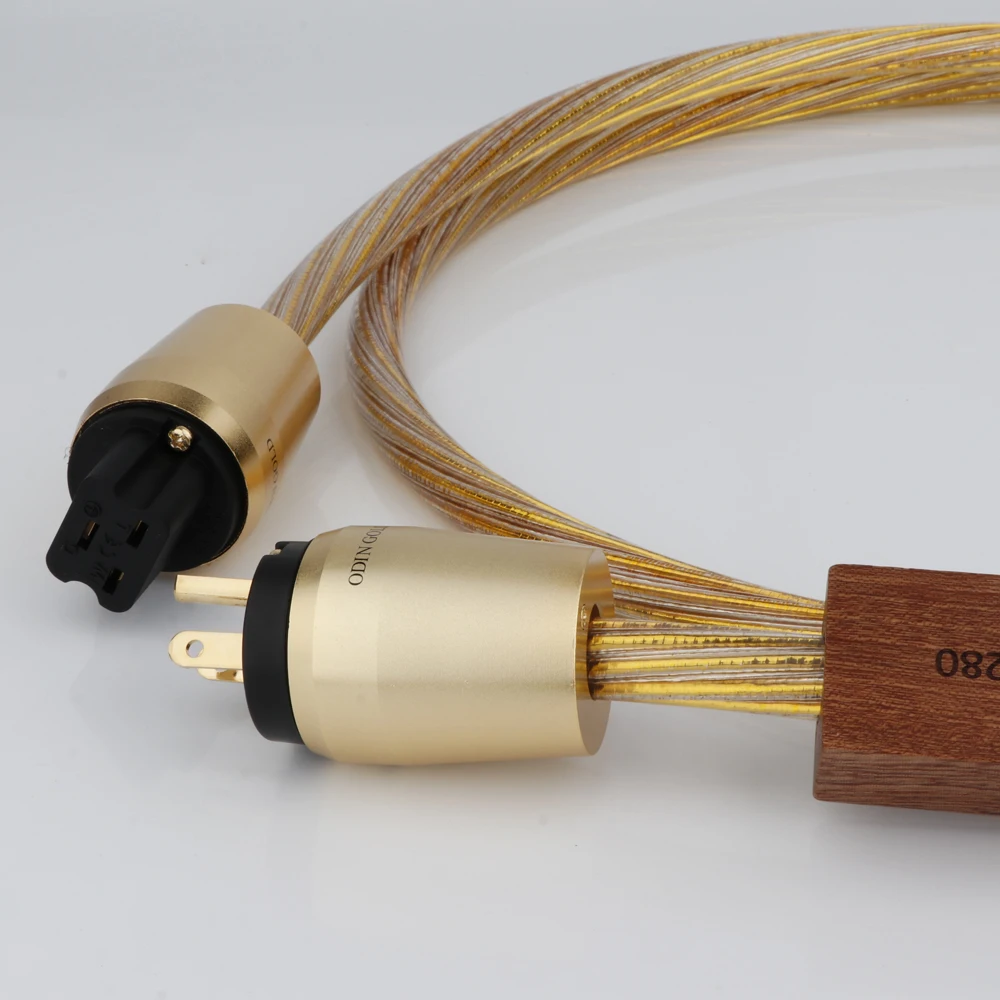 EU US C19 20A Nordost Odin Gold Hifi Power Cord Audio High Fidelity Fever Power Cable Schuko Version  Power Line