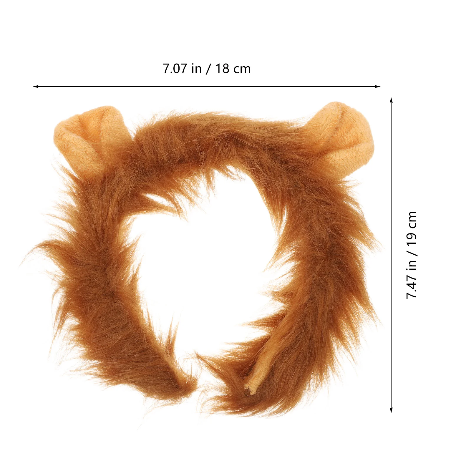 أدوات رائعة للمراهقين، عصابة رأس على شكل أذن الأسد، ملحقات أزياء الحيوانات، دعامة أداء المسرح، دعائم صور للحفلات، مستلزمات الذيل #2