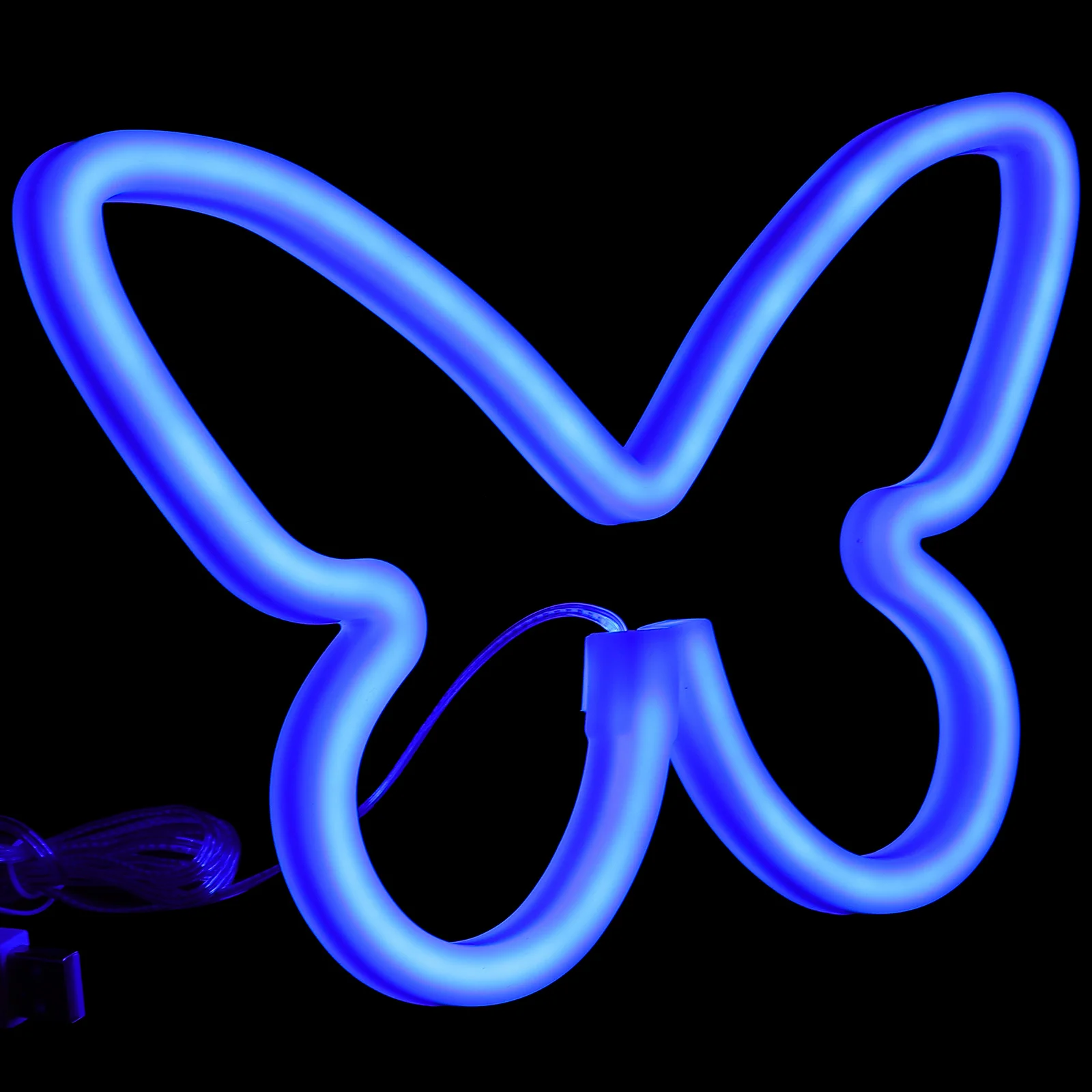 

Светодиодная неоновая лампа в форме бабочки, легкий настенный декор для спальни, девочек, общежития, вечеринки, свадьбы, рождественского украшения, неоновая вывеска