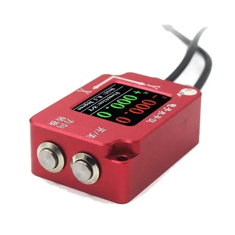 (split Dual-axis Inclinometer) Digital Display Level Angle Tilt Drilling Rig Excavator Crane Stage Audio