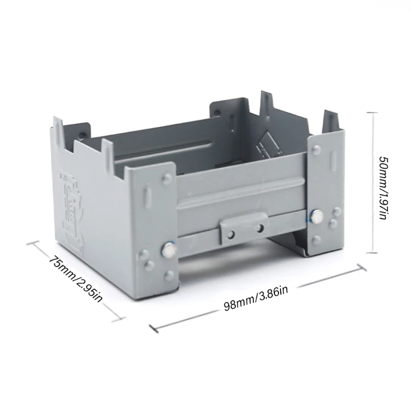 Fogão dobrável para álcoois, queimadores álcoois, fogão acampamento para álcoois sólidos