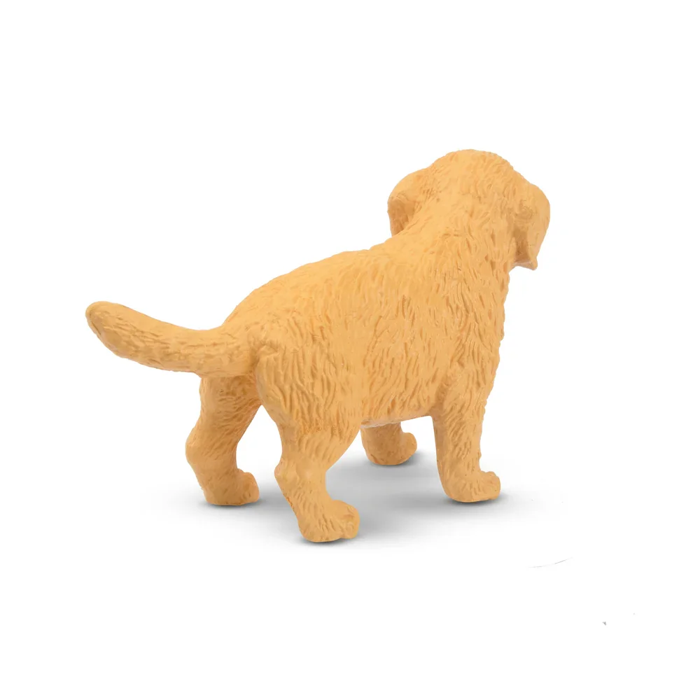 Toymany Simulation Golden Retriever Puppy Pet Animal Model Toy Mini Figures Dolls Action Dog  Figurines Toys Children Gift