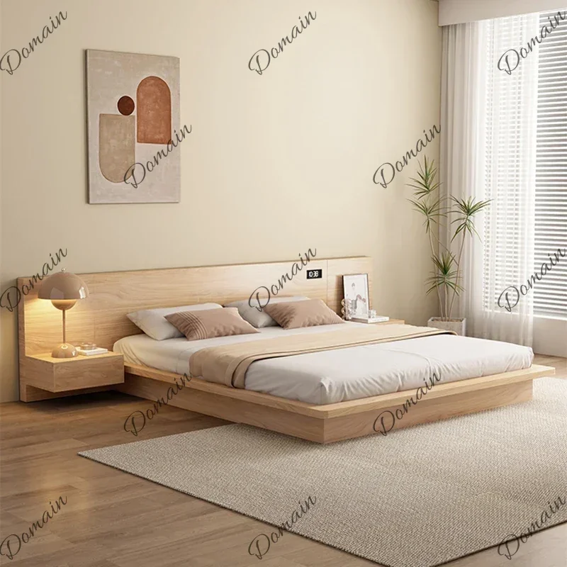 BXY Drawers European Leather Storage Luxury King Beds Bedroom Twin Size Cama Matrimonial Furniture Home Nordic White Double Bed