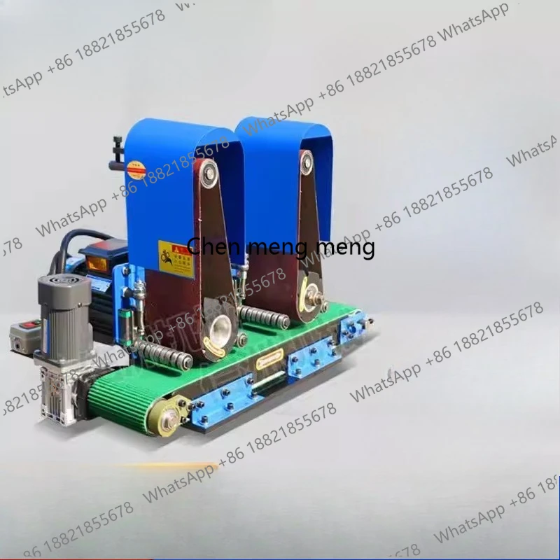 

Automatic small flat polishing machine stainless steel plate rust removal grinding machine deburring machine