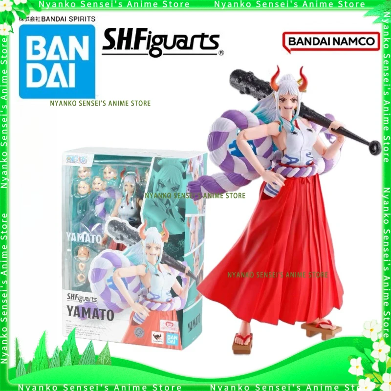 

In Stock Bandai SHF One Piece Kaido's Daughter Yamato Wano Country Onigashima Arc Action Figure Anime Models Toy Collectible