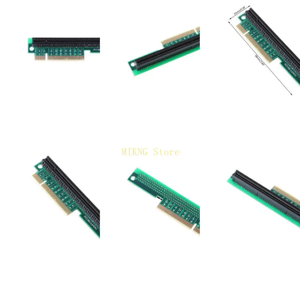 PCI-Express to x16 90 Degree PCI-E 8X to 16X Riser Adapter Card for 1U/2U best sale