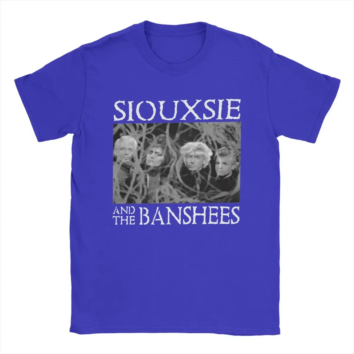 heavyweight Vintage Siouxsie And The Banshees Music2024 T-Shirt Men Crew Neck Pure Cotton T Shirts Short Sleeve Tees 5XL Tops