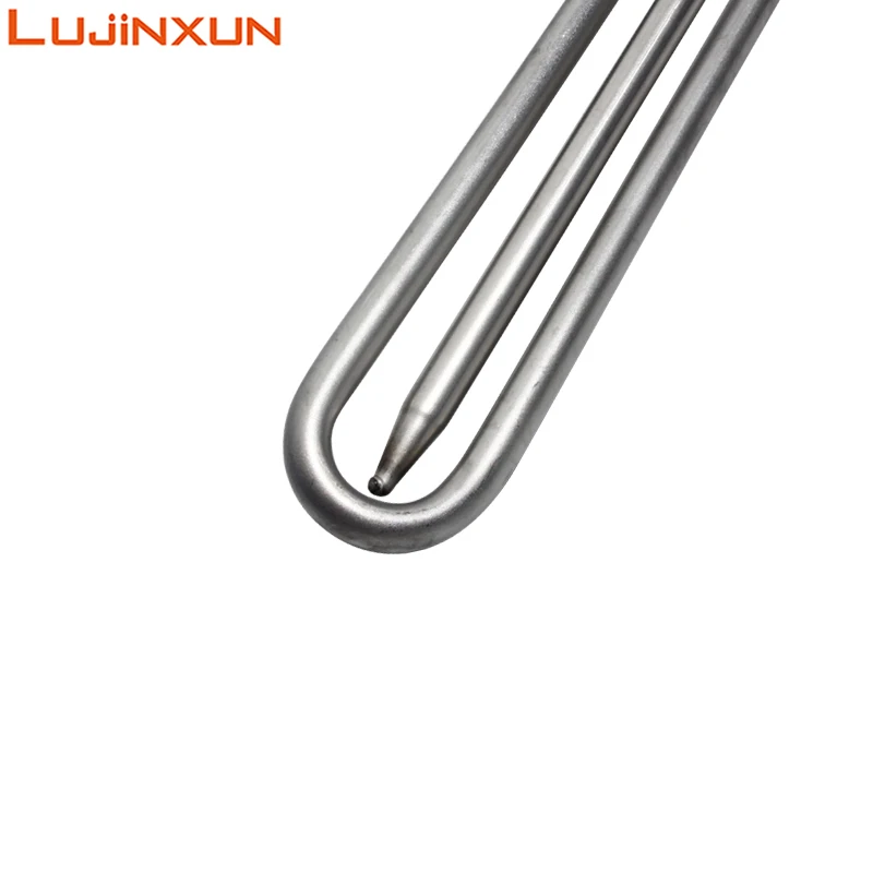 LUJINXUN 220V 1KW/1.5KW/2KW Electric Water Tubular Heater Immersion Heating Element 1 1/4 Inch Thread with Probe Tube