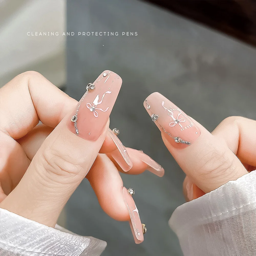 

iji Handmade Crystal Nail Art Decorations Flaing Light Luxury Crystal Ball for Profional Use in Nail Salons Nail Acces...