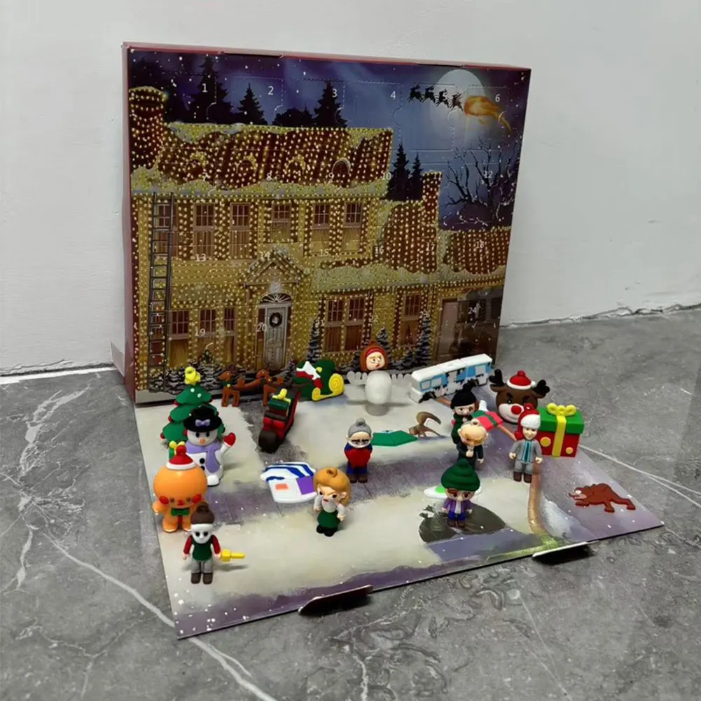 Christmas Advent Calendar 2024 Holiday Classic Movie 24 Days of Fun Collectible Surprise Figures for Kids Adults & Fans