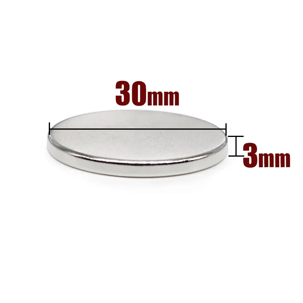 يمكن استخدام مغناطيس دائري مقاس 30 × 3 مم بمرونة لمرفق الثلاجة وتثبيت المستندات المكتبية والحرف اليدوية مقاس 30 × 3 مم #4