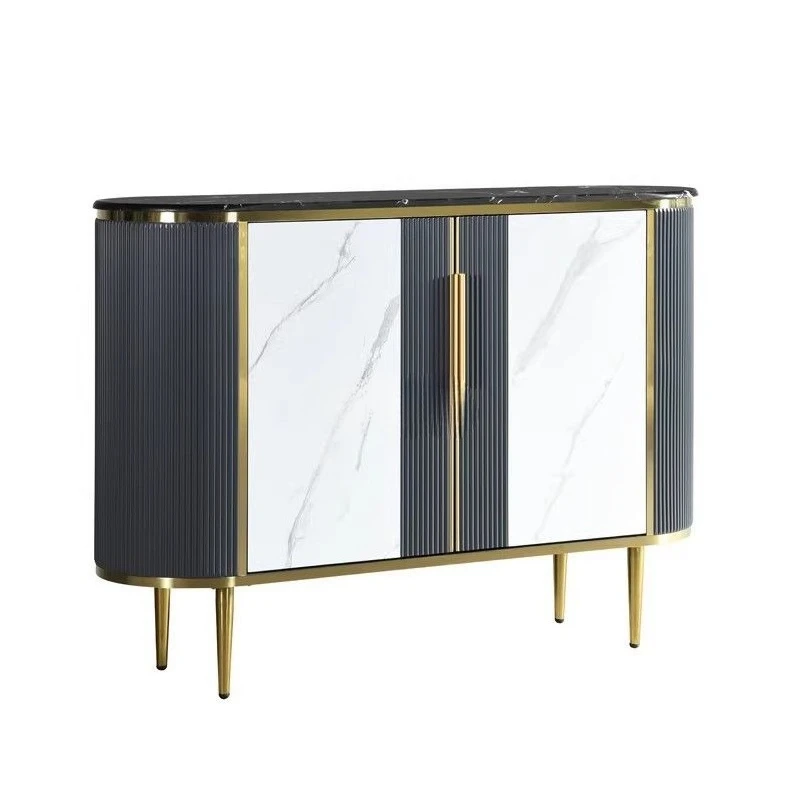 

cabinet, simple storage, porch cabinet, marble entry foyer decoration cabinet, large-capacity rock slab TV cabinet