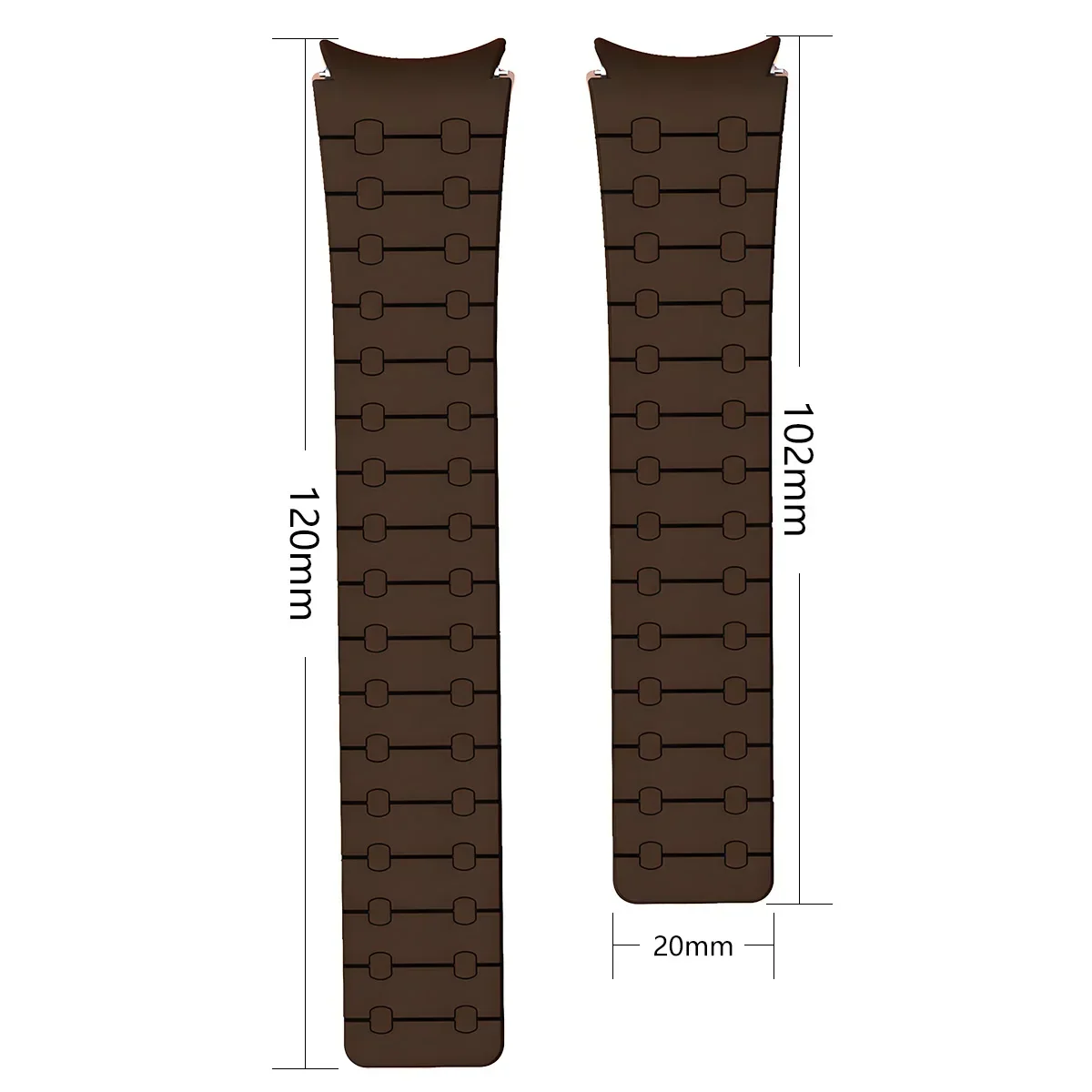 Magnetic Silicone Strap for Samsung Galaxy Watch7 44mm 40mm Sport Watchband 20mm Band Bracelet Galaxy Watch 6 Classic 43mm 47mm