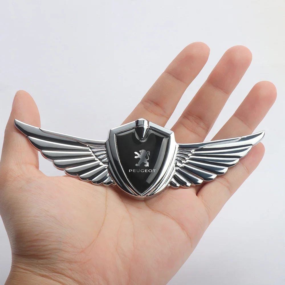 3D Metal Car Emblem Body Trunk Sticker Badge Decoration Decal For Peugeot 206 307 308 3008 207 208 407 508 2008 5008 107 106 205