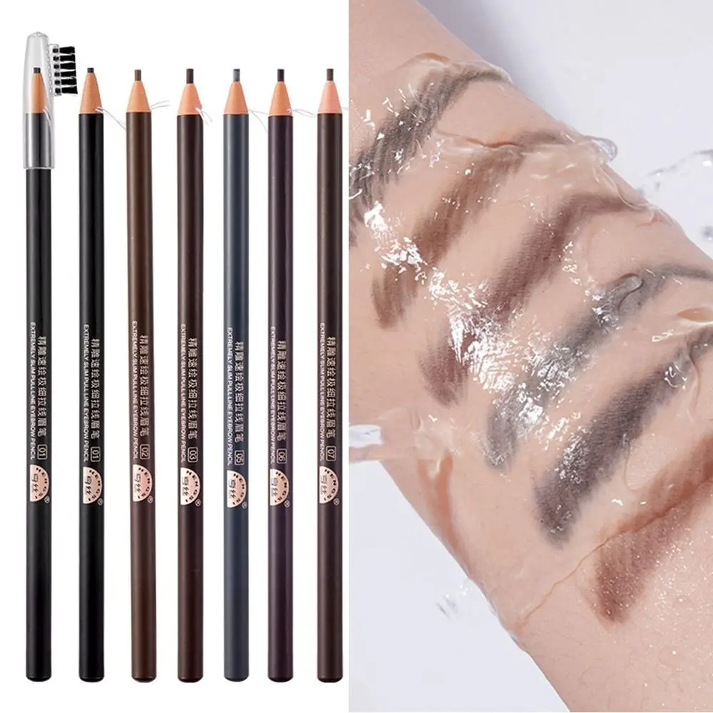 Eyebrow Artifact Marker Liner วาดเส้น Beauty Salon เครื่องมือแต่งหน้า Eyebrow Enhancer การฉีกขาดดินสอเขียนคิ้ว Lip Tattoo ปากกา