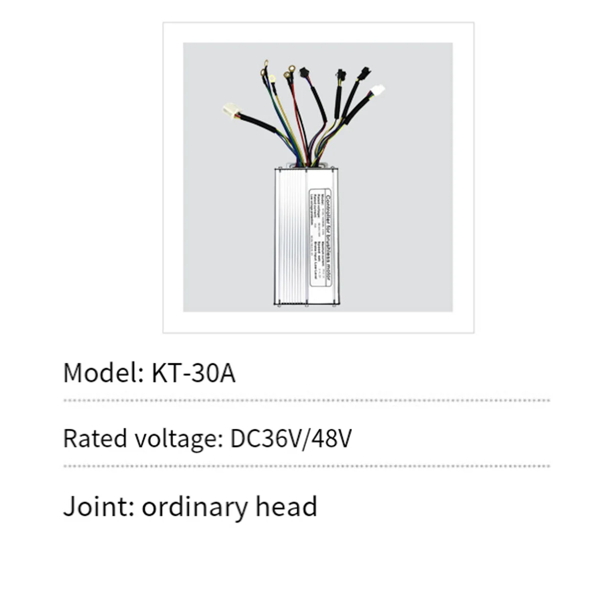 Kt-電動自転車コントローラー,防水プラグ,ブラシレス,LCD, LED, 36 v,48v,1000w,KT-30A,30a