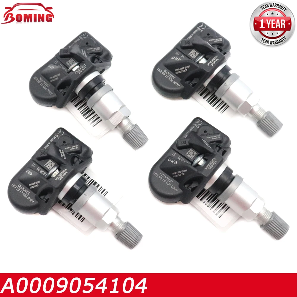 NOVO sensor de monitor de pressão dos pneus TPMS para carro A 0009054104   Para Mercedes Classe A W177 Classe GLE W167 Sprinter VS30 A 0009057205