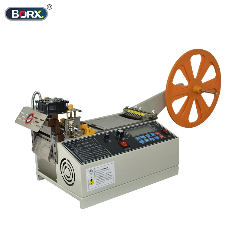 Automatic Computer Cloth Tape Cutting Machine ，Hot and Cold Knife Magic Sticker Tube Zipper Heat Shrink Cutter Cutting Machine