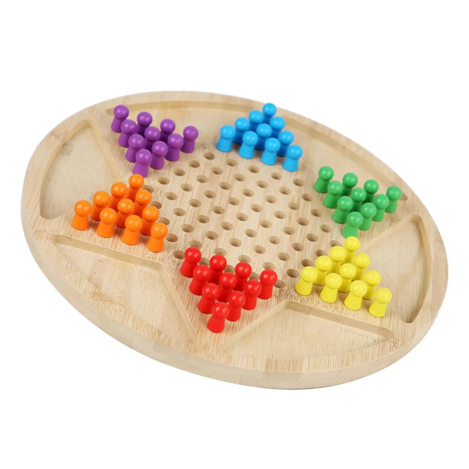 Peg Solitaire Board Game Strategy Board Game Marbles Game Board Chess Wooden Kongming Chess Chinese Checkers Set Board Games