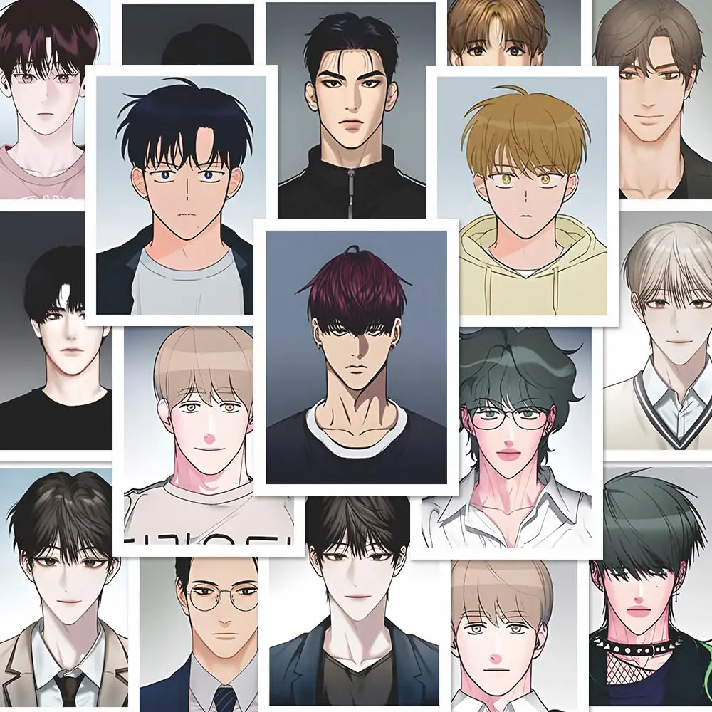 80Pcs/Set Hot Korean BL Manhwa Jinx/Pay Back/Save The Dae ID Photo Stickers