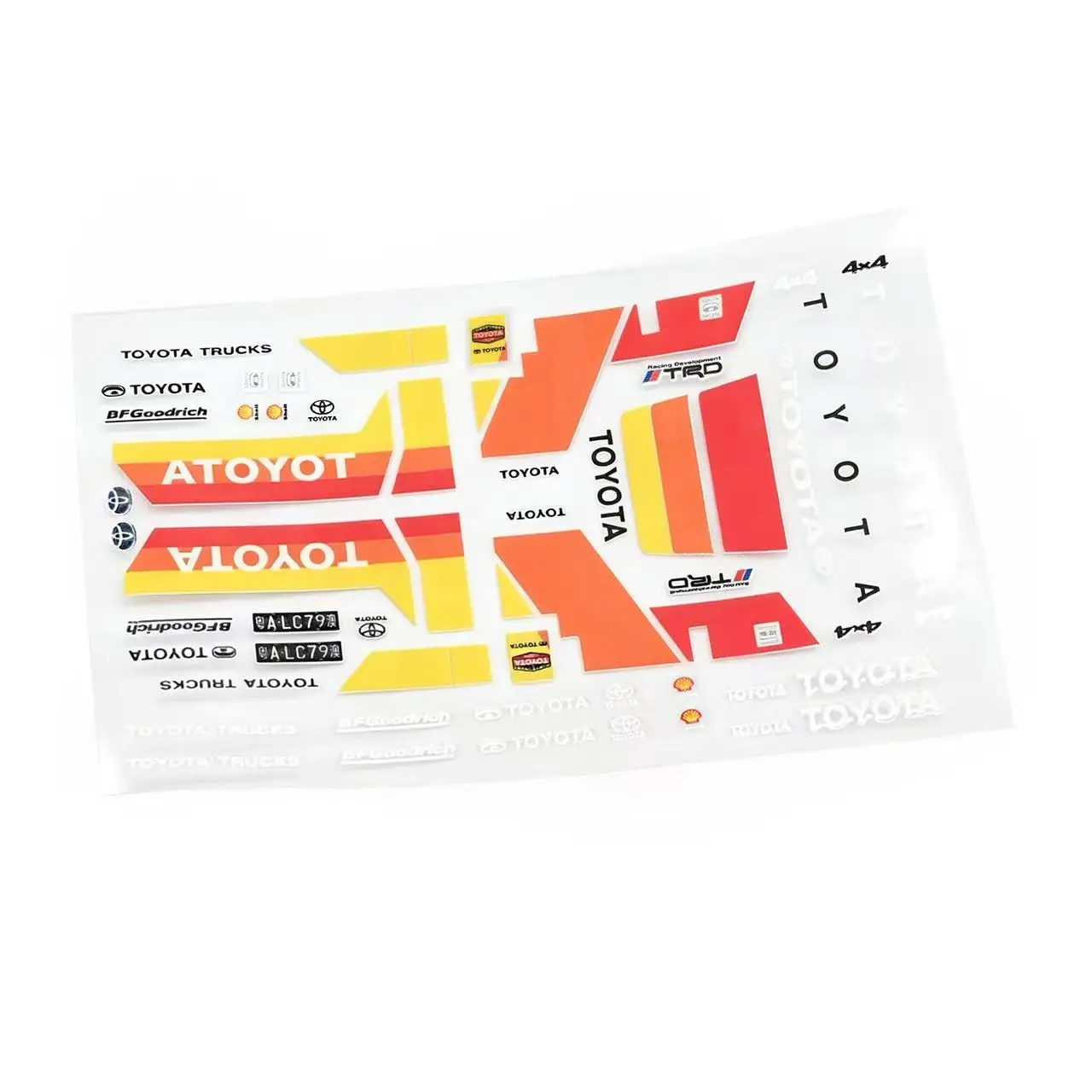 UV Sticker LC79 Hard Body Shell for Axial SCX30 AX30 C8842 RC Crawler car LC79 Hard Body Shell