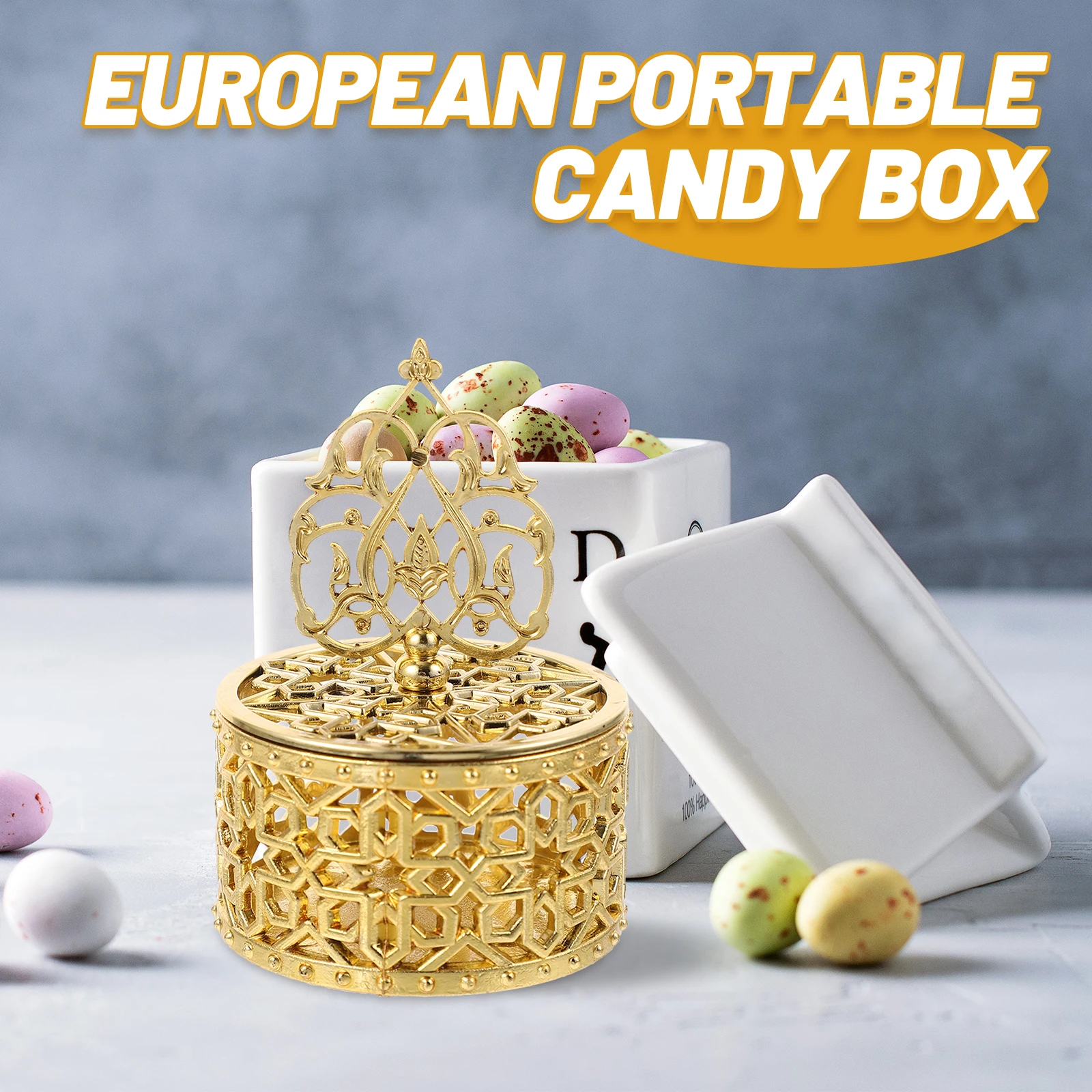 

12pcs Candy Box Small Containers Plastic Party Favors Wedding Treat Decorative Clear Hollow European Style Gifts Occasions