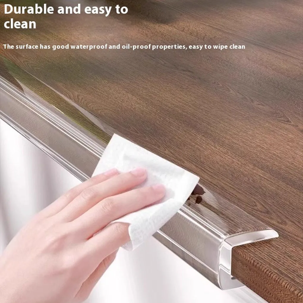 4 미터 9/11/13mm 투명 실리콘 아기 보호 스트립 안티범프 어린이 안전 테이블 가장자리 가구 보호대 코너 보호대