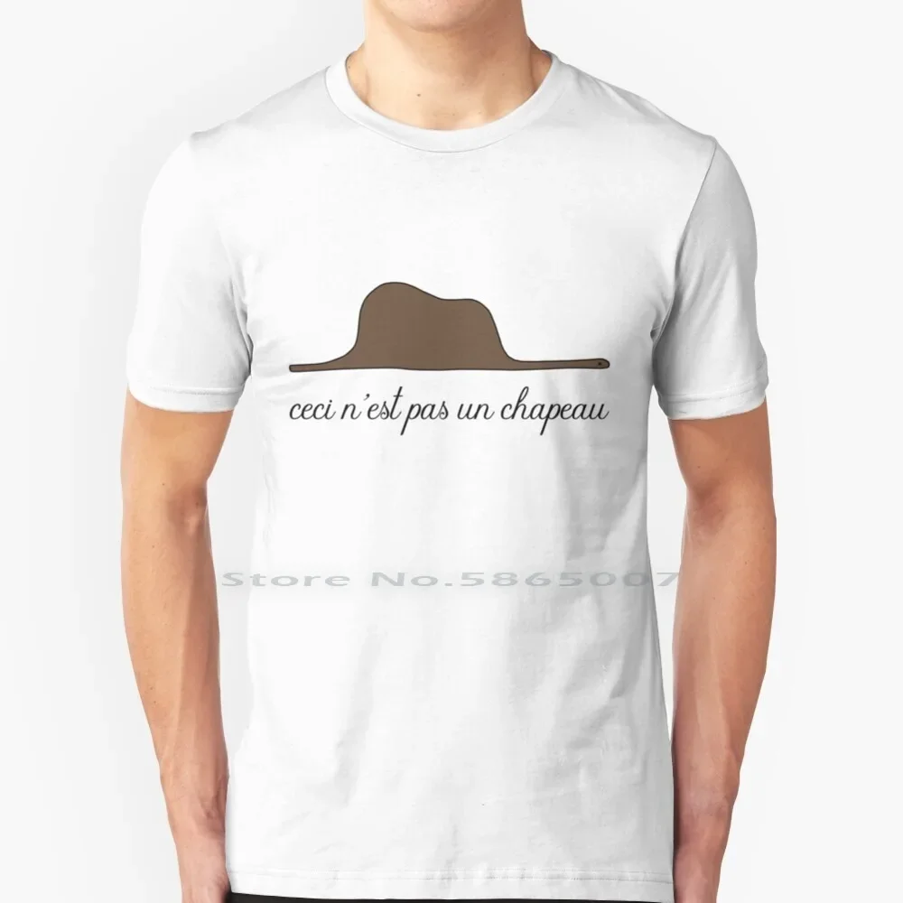 Ceci N’est Pas Un Chapeau Petit Prince Magritte T Shirt 100% Cotton Le Petit Prince The Little Prince Magritte Treachery Of