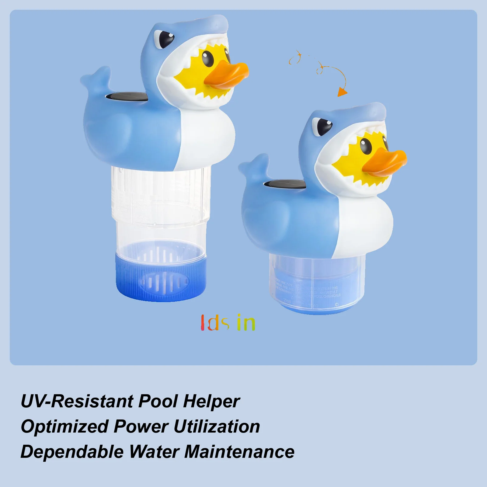 

Solar Floating Swimming Pool Chemicals Floater Large Capacity Floating Dispenser Applicator Swimming Spa Hot Tub Supplies