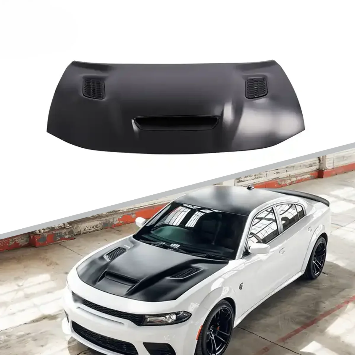 SRT Redeye Style Aluminum Hood Sheet Metal Stamping For Dodge Charger 2015-2023