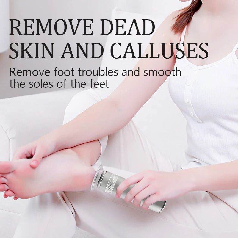 Electric Foot Callus Remover Upgraded Electric Foot Remover for Feet Adjustable Speed Foot File with 60 Pieces Sandpaper Disc