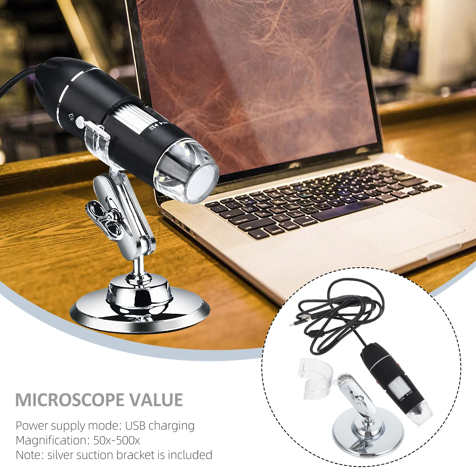 

USB Electronic Microscope Professional Observation Device Detailed Inspection Education Scientific Tool