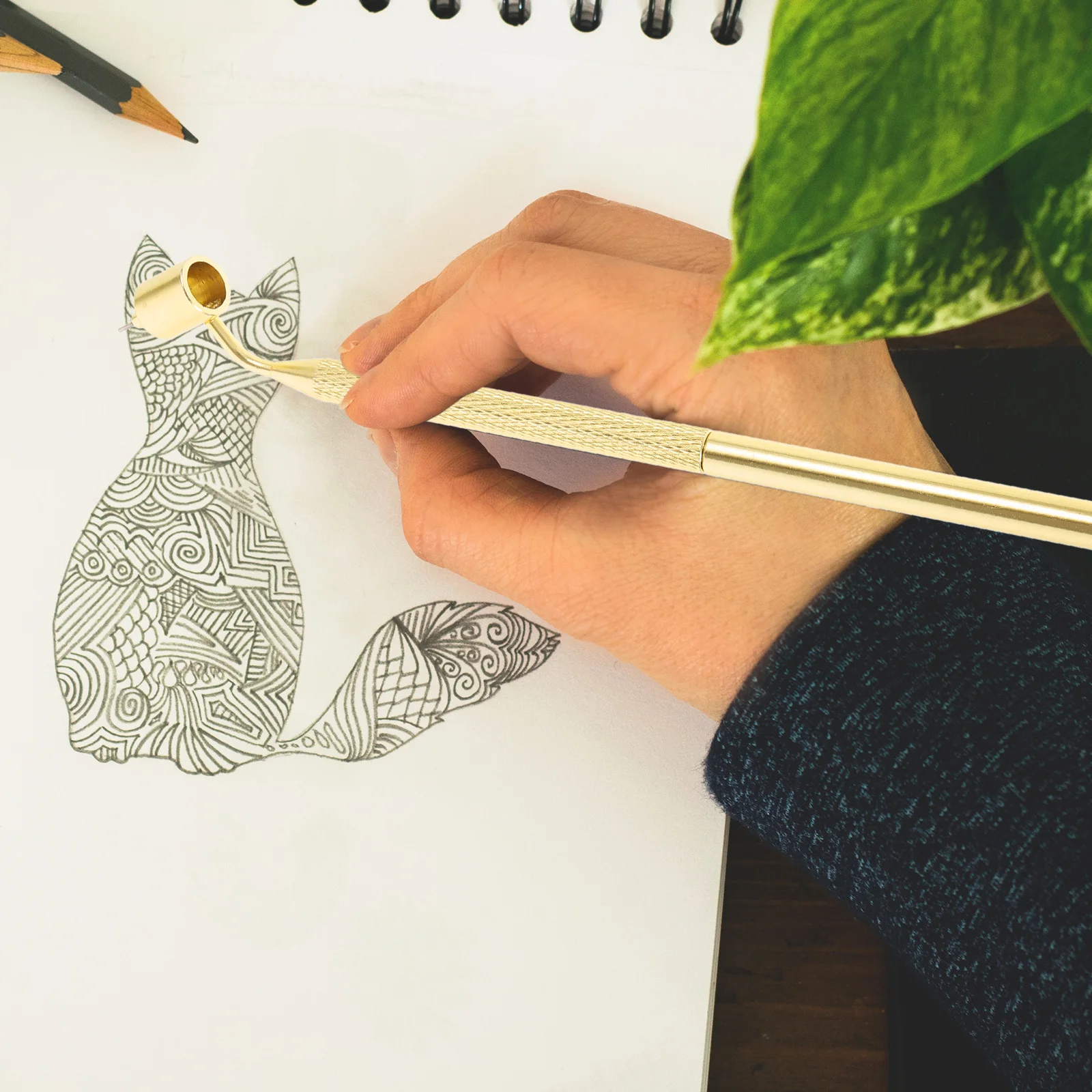 

Liquid Writing Pen Metal Body Precision Drawing Tool For Fabric Car Scratch Repair Fine Line Paint Applicator Pen