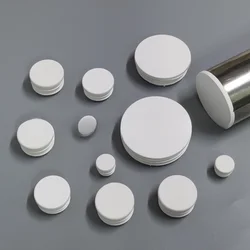 10pcs White square plastic pipe plug round cap tube end inner plug Furniture Leg Blanking hole dust cover Feet Protector  ﻿