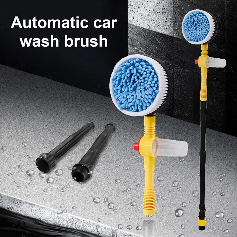 

Car Wash Brush Wireless Brush Window Cleaner Bathroom Bathtub Rotating Chenille Microfiber Automatic wash Mop for Car Home Clean