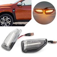 2Pcs LED Front Side Marker Turn Signal Indicator Lamp Light For Sandero Stepway M K3 2021+ Side Turn Signal K5Q6