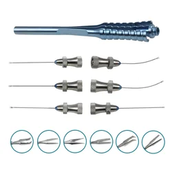 Retinal Capsulorhexis Forceps Titanium Alloy Handle Intraocular Tweezers Ophthalmic Micro Surgery Instrument 23G/25G