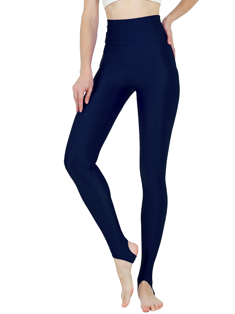 AOYLISEY Women Dance High Waisted Leisure Leggings With Stirrup Skinny Plus Size Spandex Elastic Fitness Spring Workout Pants