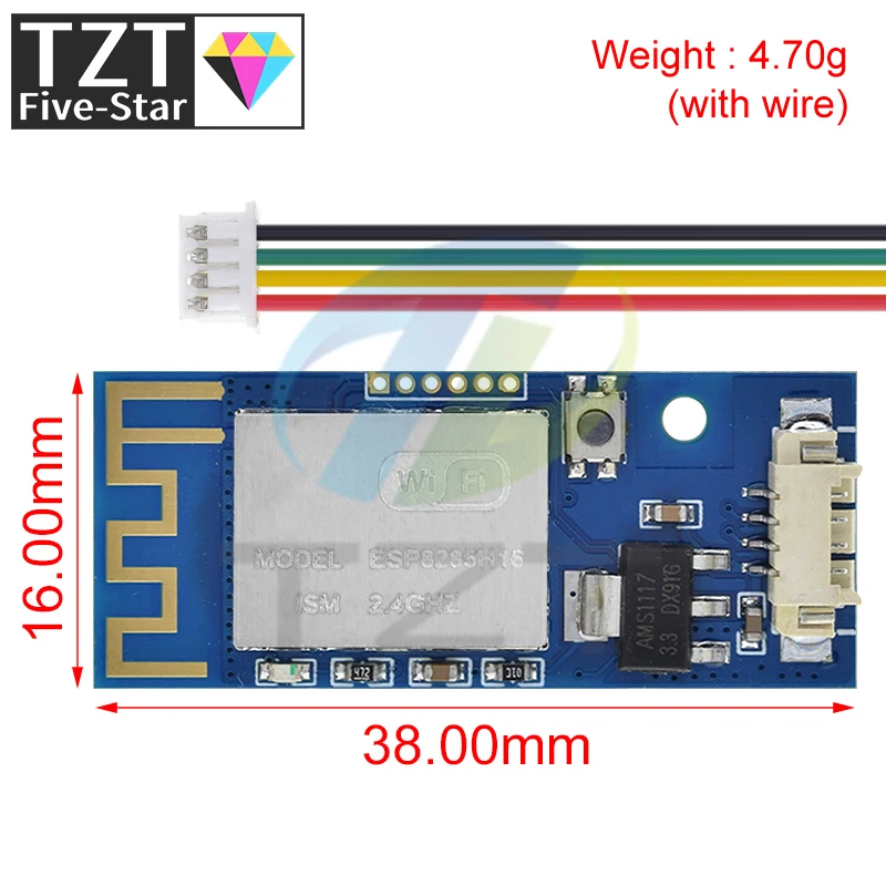 TZT ESP8285H16 WIFI Module Mobile Phone APP Smart Home Remote Controller By Power System To Controls Power Module For DC-DC