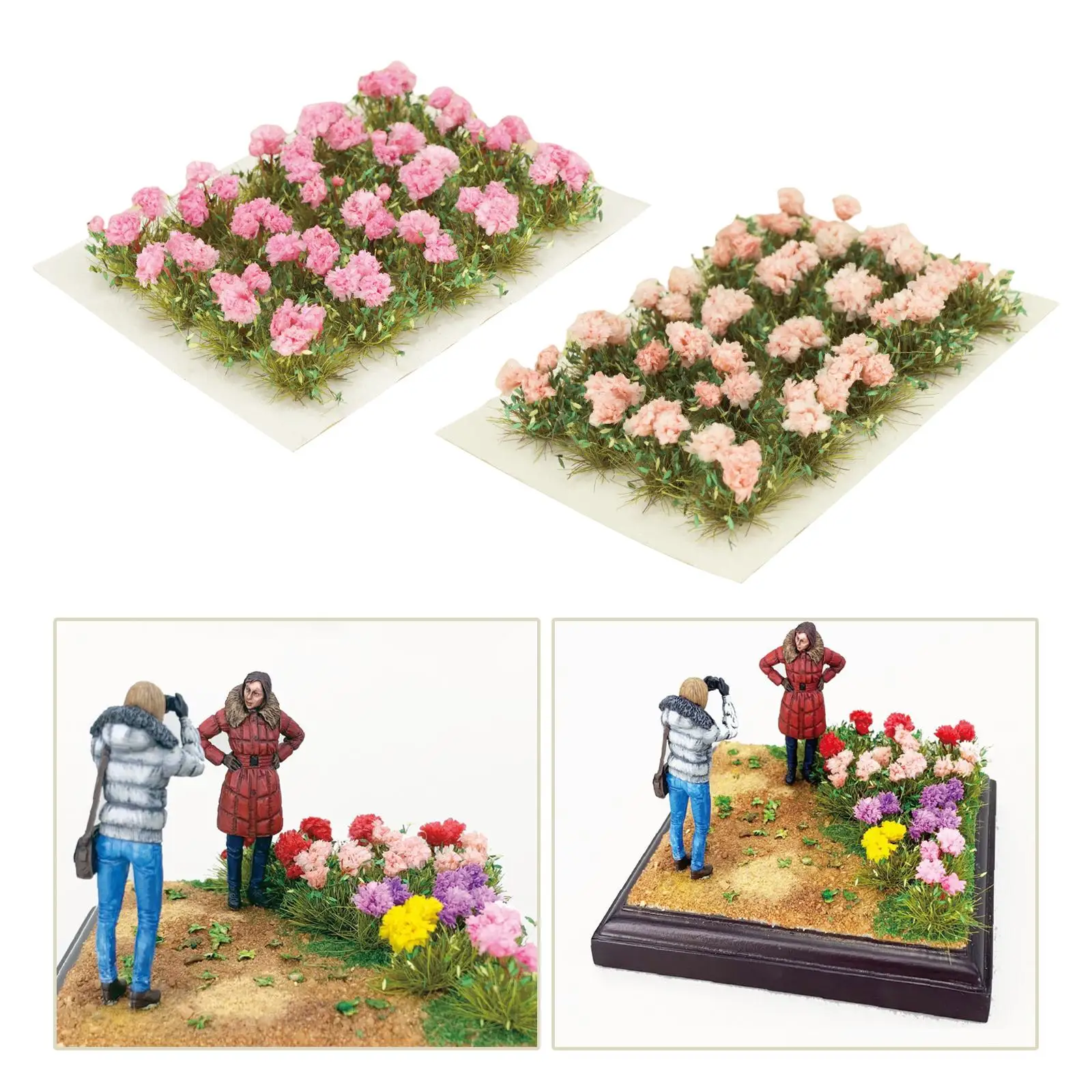 Micro Landscape Flower, Environmentally Miniature Garden Flowers Cluster for Fairy :72