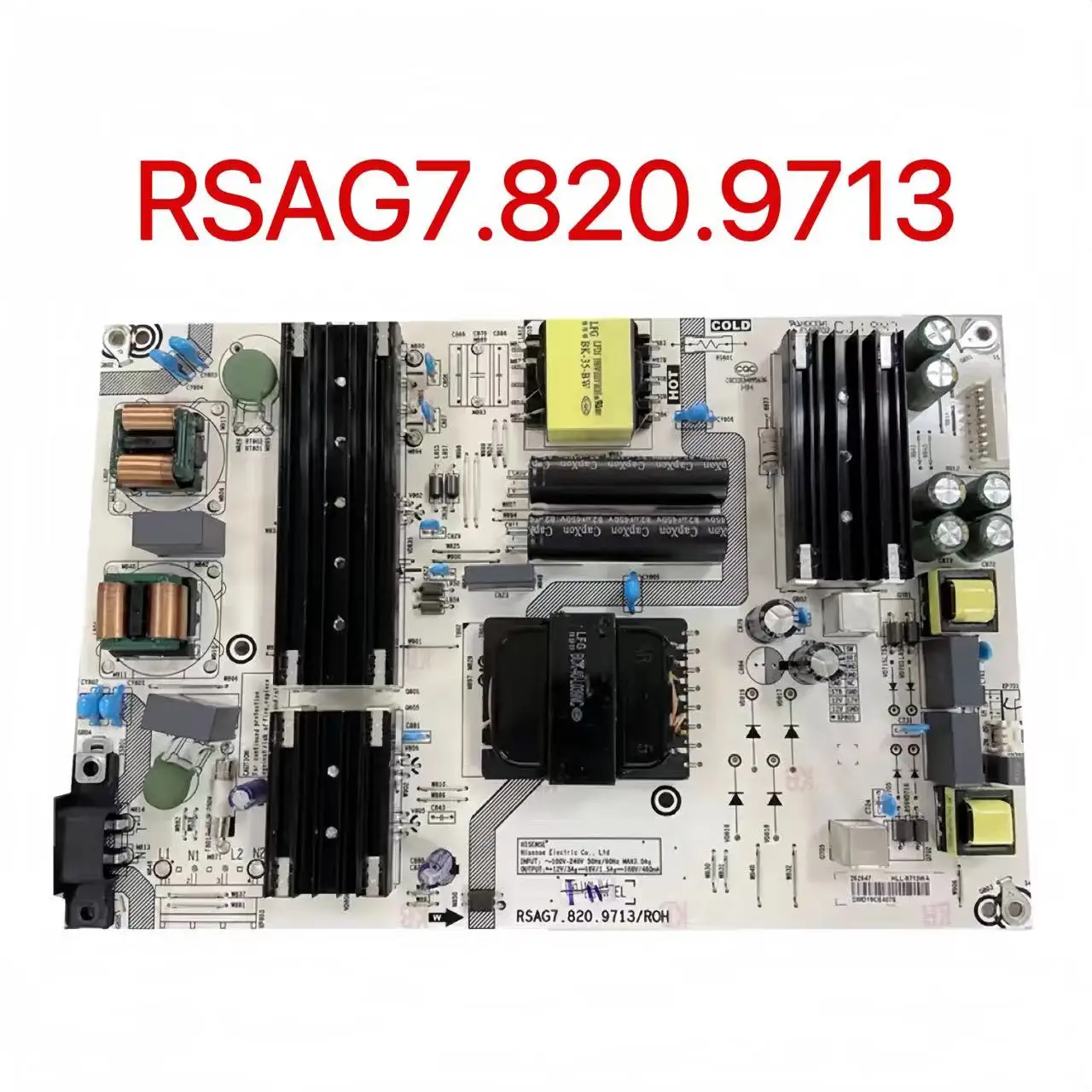 Original for Hisense 65V1F-PRO LCD TV power board RSAG7.820.9713/ROH has been tested.